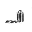 Picture of 3/8" OD x 7/16" L Nickel Plated Steel Fixed Tension Bullet Catch with Strike