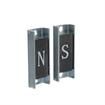Picture of Zinc Plated Steel Heavy Duty Concealed Type Magnetic Cabinet Catch - Pair