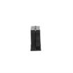Picture of Black Polypropylene Snap-In Magnetic Cabinet Catch - Single Magnet