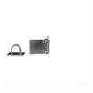 Picture of 2-1/2" L x 1" W x .072" H Stainless Steel Hasp and Staple