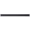 Picture of 10-5/8" OC Anodized Aluminum Decorative Handle with Black Vinyl Insert and Black Heat-Resistant Thermoplastic Standoffs