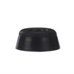 Picture of 5/8" OD x 5/16" H Black Rubber Recessed Bumper