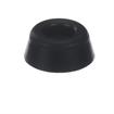 Picture of 5/8" OD x 5/16" H Black Rubber Recessed Bumper