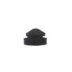 Picture of 3/8" OD x 3/64" H Black Rubber Button Bumper