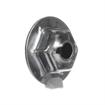 Picture of #10-24 Zinc Plated Steel Open Top Combination Locknut With Rubber Seal