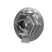Picture of #10-24 Zinc Plated Steel Open Top Combination Locknut With Rubber Seal