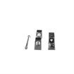 Picture of 7/8" Offset 3-3/4" L Chrome Plated Die Cast Slim-Line Standard Duty Edgemount Hinge
