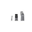 Picture of 1-3/16" Offset 3-3/4" L Chrome Plated Die Cast Slim-Line Standard Duty Edgemount Hinge