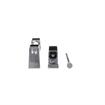 Picture of 1-3/16" Offset 3-3/4" L Chrome Plated Die Cast Slim-Line Standard Duty Edgemount Hinge
