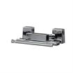 Picture of 1-3/16" Offset 3-3/4" L Chrome Plated Die Cast Slim-Line Standard Duty Edgemount Hinge