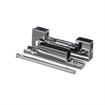 Picture of 1-3/16" Offset 3-3/4" L Chrome Plated Die Cast Slim-Line Standard Duty Edgemount Hinge