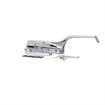 Picture of 10-3/4" L Chrome Plated Die Cast Magnetic/Mechanical Edgemount Latch With Offset Handle And Cylinder Lock