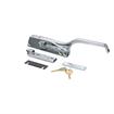 Picture of 10-3/4" L Chrome Plated Die Cast Magnetic/Mechanical Edgemount Latch With Offset Handle And Cylinder Lock