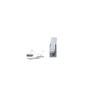 Picture of 11-1/2" L Chrome Plated Die Cast Heavy Duty Magnetic Edgemount Latch With Straight Handle And Cylinder Lock