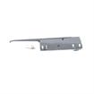 Picture of 11-1/2" L Chrome Plated Die Cast Heavy Duty Magnetic Edgemount Latch With Straight Handle And Cylinder Lock