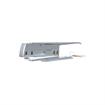 Picture of 11-1/2" L Chrome Plated Die Cast Heavy Duty Magnetic Edgemount Latch With Straight Handle And Cylinder Lock