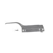 Picture of 11-1/2" L Chrome Plated Die Cast Heavy Duty Magnetic Edgemount Latch With Offset Handle And Cylinder Lock
