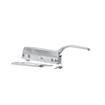 Picture of 11-1/2" L Chrome Plated Die Cast Heavy Duty Magnetic Edgemount Latch With Offset Handle And Cylinder Lock