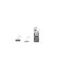 Picture of 11-1/2" L Chrome Plated Die Cast Heavy Duty Magnetic Edgemount Latch With Offset Handle