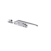Picture of 9-5/16" L Chrome Plated Die Cast Snap-Action Mechanical Edgemount Latch With Padlock Feature