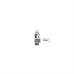 Picture of 10-1/4" L Chrome Plated Die Cast Mechanical Edgemount Latch With Straight Handle And Cylinder Lock