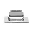 Picture of 1-1/8" Offset 5-1/2" L Chrome Plated Die Cast Non-Rise Adjustable Edgemount Hinge