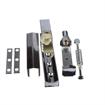Picture of 1-5/8" Offset 5-3/4" L  Chrome Plated Die Cast Non-Lift-Off Self-Closing Edgemount Hinge With Power Spring Assist