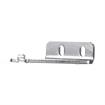 Picture of Chrome Plated Steel Right Hand Horizontal Cartridge Bracket With Vertical Mounting Holes