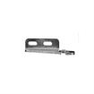 Picture of Chrome Plated Steel Left Hand Horizontal Cartridge Bracket With Horizontal Mounting Holes