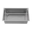 Picture of 21.5"L X 13.5"W X 6"H Stainless Steel Hot Food Well with Drain