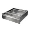 Picture of 20" W x 20" L x 5" D Stainless Steel Heavy Duty Drawer Assembly with Stainless Steel Pan