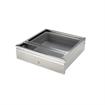 Picture of 20" W x 20" L x 5" D Stainless Steel Heavy Duty Drawer Assembly with Cylinder Lock and ABS Plastic Pan