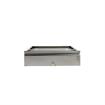 Picture of 20" W x 20" L x 5" D Stainless Steel Economy Drawer Assembly with Cylinder Lock and Stainless Steel Pan