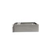 Picture of 20" W x 20" L x 5" D Stainless Steel Economy Drawer Assembly with Cylinder Lock and Stainless Steel Pan