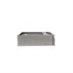 Picture of 20" W x 20" L x 5" D Stainless Steel Economy Drawer Assembly with Cylinder Lock and Stainless Steel Pan