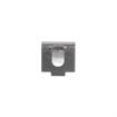 Picture of 3/4" W Aluminum Snap-In Shelf Support Clip With 1/2" H Tab For Heavy Duty Square Pilaster