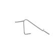 Picture of 3/4" W Aluminum Snap-In Shelf Support Clip With 1/2" H Tab For Heavy Duty Square Pilaster