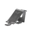 Picture of 3/4" W Stainless Steel Snap-In Shelf Support Clip With 1/2" H Tab For Heavy Duty Square Pilaster