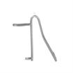 Picture of 7/8" W Zinc Plated Steel Snap-In Shelf Support Clip With 7/16" H Tab