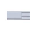 Picture of 2" W x 72" L Matte Gray PVC Two Piece Snap-On Breaker Strip