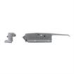 Picture of -1/8 to 3/8" Offset Satin Chrome Walk-In Cooler Door Safety Latch with Strike