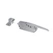 Picture of -1/8 to 3/8" Offset Satin Chrome Walk-In Cooler Door Safety Latch with Strike