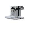 Picture of -1/8" To 3/8" Polished Chrome Adustable Strike For W19 Series Walk-In Cooler Door Safety Latch