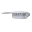 Picture of Satin Chrome Walk-In Cooler Door Safety Latch Body With Cylinder Lock Only - Less Strike
