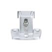 Picture of -1/8" To 3/8" Satin Chrome Adustable Strike For W19 Series Walk-In Cooler Door Safety Latch