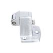 Picture of -1/8" To 3/8" Satin Chrome Adustable Strike For W19 Series Walk-In Cooler Door Safety Latch