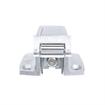 Picture of -1/8" To 3/8" Satin Chrome Adustable Strike For W19 Series Walk-In Cooler Door Safety Latch
