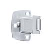 Picture of -1/8" To 3/8" Satin Chrome Adustable Strike For W19 Series Walk-In Cooler Door Safety Latch