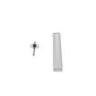 Picture of 20" Long Brushed Aluminum Panic/Exit Bar With Stainless Steel Inside Safety Release For 3" Door Thickness