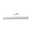Picture of 20" Long Brushed Aluminum Panic/Exit Bar With Stainless Steel Inside Safety Release For 3" Door Thickness